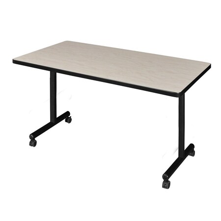 Kobe Rectangle Training Table, 48" W, 29" H, Laminate Top, Maple MKTRCC4830PL